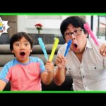 How To Make Rock Candy DIY Science Experiment with Ryan’s World!!!!