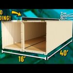 Connecting Two Shipping Containers Together! Double Wide Home, Garage, Warehouse – DIY – NO WELDING!