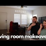 Living Room Makeover… In ONE Day!! // DIY Budget Living Room Makeover // Living Room Design