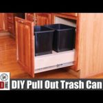 DIY Pull Out Trash Can in a Kitchen Cabinet | How to