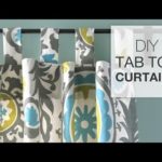 DIY Tab Top Curtains