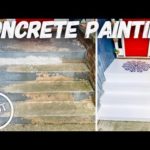 DIY FRONT STAIR TRANSFORMATION // How To Paint Concrete