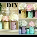 DIY Chalk Paint Mason Jar