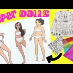 Disney Encanto DIY Paper Doll Fashions for Mirabel, Isabela, and Luisa! Inkfluencer Style and Create