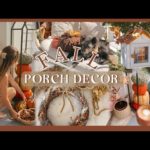 AUTUMN PORCH DECOR | adding fall touches & DIY’s to our outdoor space!