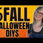 5 DIY Fall & Halloween Decor Projects | Creative Upcycled Thrift Store Finds