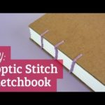 How to Make a Sketchbook | DIY Coptic Stitch Bookbinding Tutorial | Sea Lemon