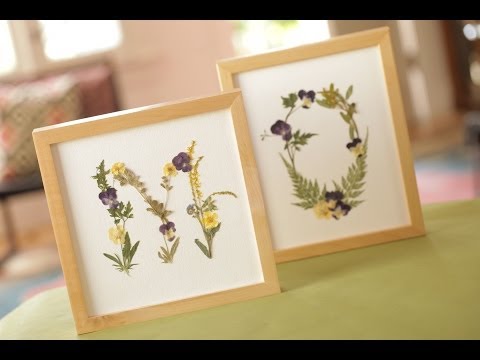 Pressed Flowers DIY