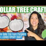 🍂DOLLAR TREE CRAFTS 🍁 Fall Dollar Tree DIY you’ll want to make right now!🍁