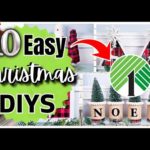 10 EASY Dollar Tree DIYs & HACKs for Christmas & Holidays! 2023 Must Try Crafts To Make NOW!