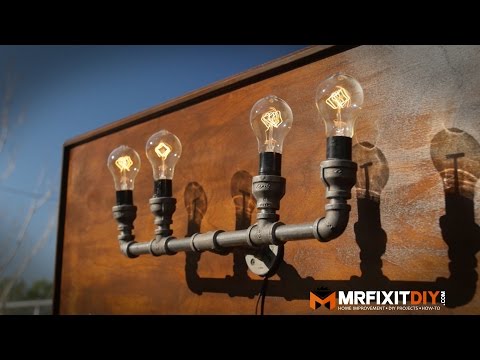 DIY INDUSTRIAL PIPE LAMP