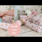 How to sew a zipped pencil case/box pouch. Back to school DIY