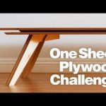 DIY Coffee Table Using One Sheet of Plywood | Woodworking