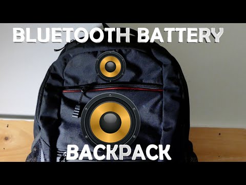 DIY Smart Backpack! (Bluetooth, Battery, Magnetic Charging)