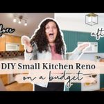 *EXTREME* DIY SMALL KITCHEN RENOVATION On A Budget