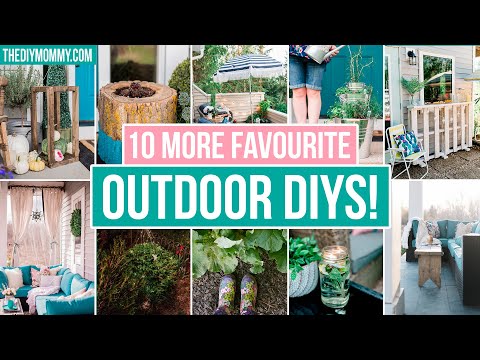 10 Amazing Outdoor DIY Ideas you’ll want to make ASAP! | The DIY Mommy