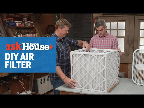 How to Make a DIY Air Filter | Ask This Old House