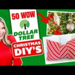 50 BEST EVER CHRISTMAS DOLLAR TREE DIY PROJECTS!!!🎄