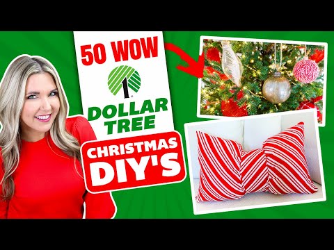 50 BEST EVER CHRISTMAS DOLLAR TREE DIY PROJECTS!!!🎄