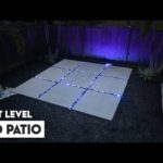 How I took my patio to the next level ( Concrete patio with LED )