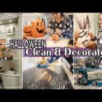 HALLOWEEN CLEAN & DECORATE WITH ME 2023 :: BUDGET “FALLOWEEN” DECORATING IDEAS + DIY & RECIPE