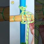 How to tie Knots rope diy idea for you #diy #viral #shorts ep476