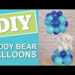 DIY Teddy Bear Balloons | Baby Shower Centerpiece