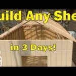 100 – DIY Shed – Complete Instructions – Best Tutorial There Is! (part 2 of 5)