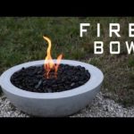 How To Make a Concrete Fire Bowl | Gel Fuel