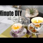 DIY Tea Cup Candles | Wedding Decor | ANN LE