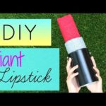 DIY Crafts: How To Make A Giant Lipstick  – DIYs Storage Idea or Gift Box