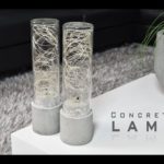 DIY Concrete Lamp | LED String Lights