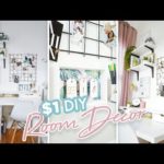 $1 DIY OFFICE DECOR + BEAUTY ROOM | EASY DOLLAR TREE DIY