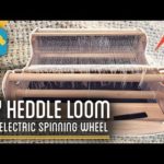 DIY Loom + Electric Spinning Wheel – Printed Tee From Scratch