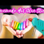 DIY Colorful Hot Glue Sticks Tutorial | How to make your own hot glue sticks | DIY Craft Tutorials