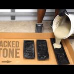 How to make Concrete Stacked Stones ( Homemade Wall Stones )