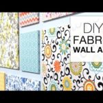 How to Make Fabric Wall Art – Easy DIY Tutorial