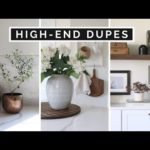 HIGH END THRIFT STORE DUPES | HOW TO STYLE THRIFTED HOME DECOR