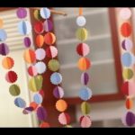 DIY Sewn Paper Garland