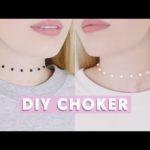 DIY Minimal Pearl Bead Choker