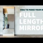 I Saved HUNDREDS!! Easy DIY Modern Framed Floor Mirror