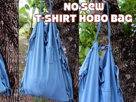 DIY Hobo Bag T-shirt Recon, ThreadBanger How-to