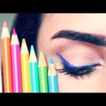 DIY Eyeliner out of COLORED PENCILS | Does it work???