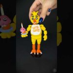 How to make Chica Five Nights At Freddy’s with Clay #art #diy #subscribe #shorts