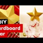 DIY 3D Cardboard Star Christmas Tree Topper | Sea Lemon