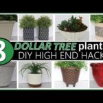 8 DOLLAR TREE PLANTER HACKS | HIGH END DIY PLANTERS | Quick and Easy!