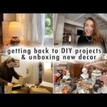 getting back to DIY projects & unboxing new decor | XO, MaCenna Vlogs