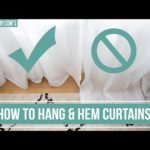 How to Hang & Hem Curtains Without Sewing | The DIY Mommy