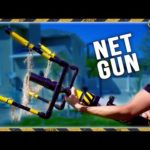 DIY Net Gun! The Ultimate DIY Net Launcher How To! Grappling Hook, T Shirt Cannon And More!