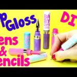 DIY Crafts: Easy Lip Gloss DIY Pens & Pencils – Baby Lips – Cool Craft  (Mini Pencil & Pen DIYs)